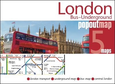 London Bus and Underground PopOut Map - 