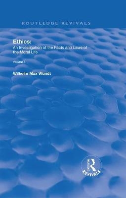 Ethics - Wilhelm Max Wendt