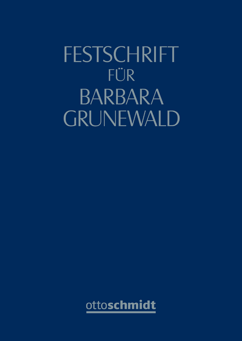 Festschrift für Barbara Grunewald - 
