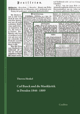 Carl Banck und die Musikkritik in Dresden 1846–1889 - Theresa Henkel
