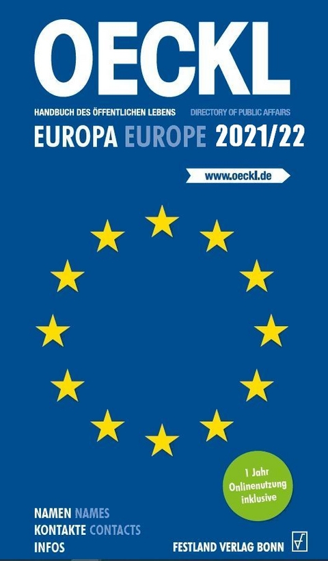 OECKL. Handbuch des Öffentlichen Lebens – Europa 2021/22 - Buchausgabe - 