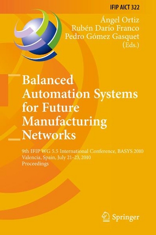 Balanced Automation Systems for Future Manufacturing Networks - Ángel Ortiz Bas; Rubén Dario Franco; Pedro Gomez Gasquet