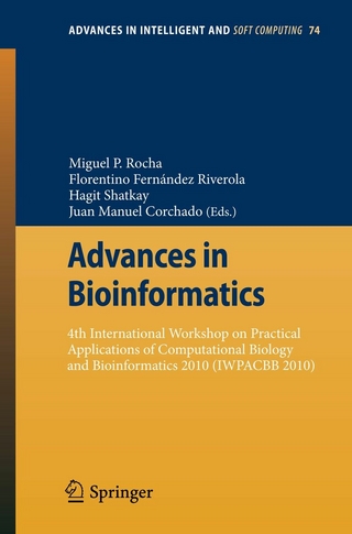 Advances in Bioinformatics - Miguel P. Rocha; Florentino Fernández Riverola; Hagit Shatkay; Juan Manuel Corchado Rodríguez