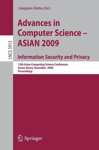 Advances in Computer Science, Information Security and Privacy - Anupam Datta