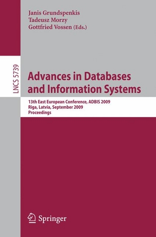 Advances in Databases and Information Systems - Janis Grundspenkis; Tadeusz Morzy; Gottfried Vossen