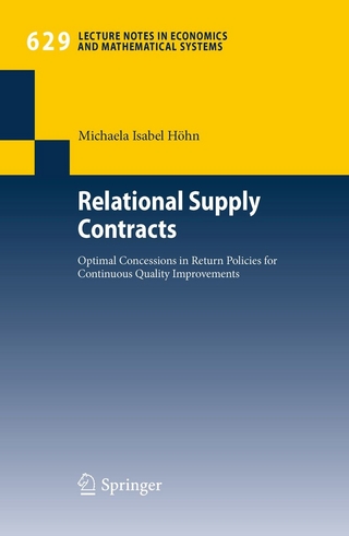 Relational Supply Contracts - Michaela Isabel Höhn