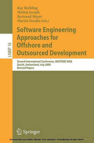 Software Engineering Approaches for Offshore and Outsourced Development - Kay Berkling; Mathai Joseph; Bertrand Meyer; Martin Nordio