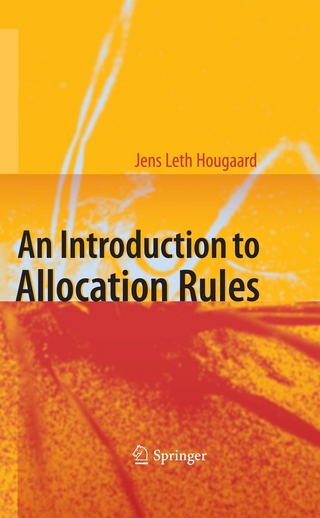 An Introduction to Allocation Rules - Jens Leth Hougaard