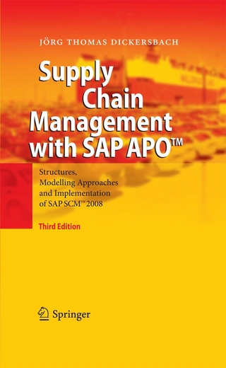 Supply Chain Management with SAP APO? - Jörg Thomas Dickersbach