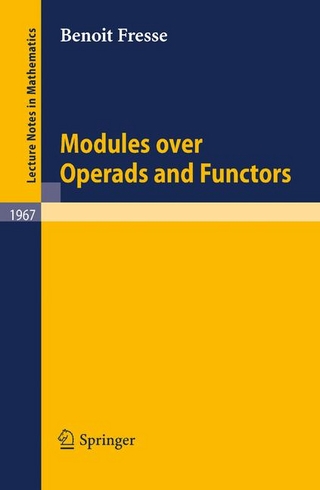 Modules over Operads and Functors - Benoit Fresse
