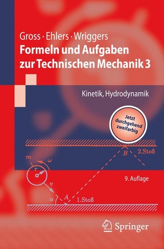 Formeln und Aufgaben zur Technischen Mechanik 3 - Dietmar Gross; Wolfgang Ehlers; Peter Wriggers