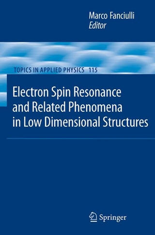 Electron Spin Resonance and Related Phenomena in Low-Dimensional Structures - Marco Fanciulli
