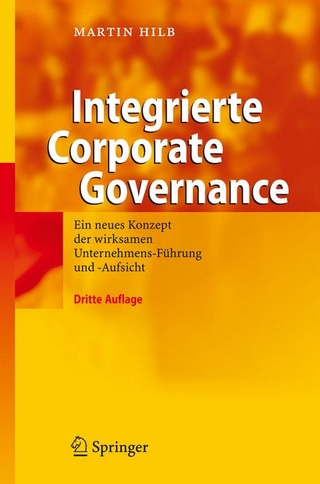Integrierte Corporate Governance - Martin Hilb