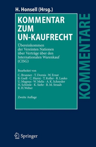 Kommentar zum UN-Kaufrecht - Heinrich Honsell; Heinrich Honsell