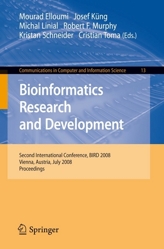 Bioinformatics Research and Development - Mourad Elloumi; Josef Küng; Michal Linial; Robert F. Murphy; Kristan Schneider; Cristian Toma