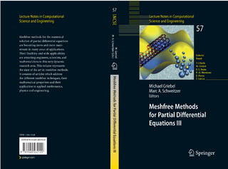 Meshfree Methods for Partial Differential Equations III - Michael Griebel; Michael Griebel; Marc A. Schweitzer; Marc Alexander Schweitzer