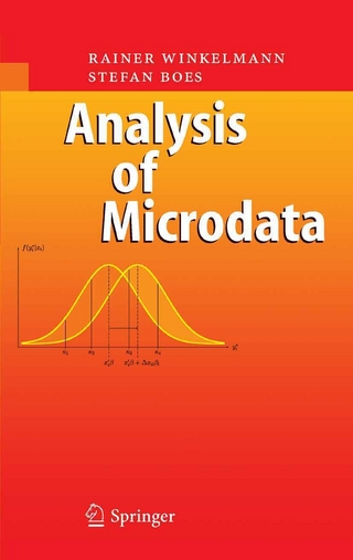 Analysis of Microdata - Rainer Winkelmann; Stefan Boes