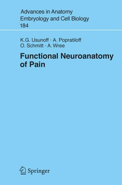 Functional Neuroanatomy of Pain - K.G. Usunoff, A. Popratiloff, Oliver Schmitt, Andreas Wree