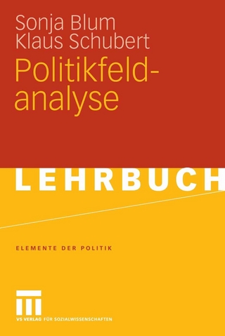 Politikfeldanalyse - Sonja Blum; Klaus Schubert