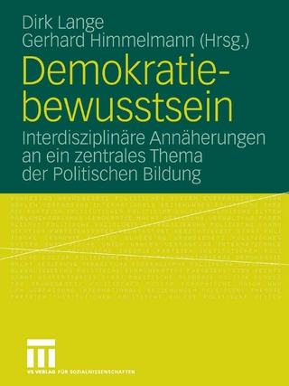 Demokratiebewusstsein - Dirk Lange; Dirk Lange; Gerhard Himmelmann; Gerhard Himmelmann