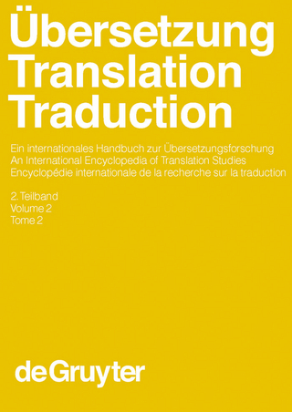 Übersetzung - Translation - Traduction. 2. Teilband - Harald Kittel; Armin Paul Frank; Norbert Greiner