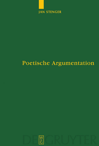 Poetische Argumentation - Jan Stenger