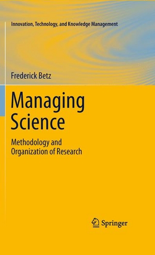 Managing Science - Frederick Betz