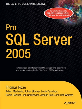 Pro SQL Server 2005 - Robin Dewson; Adam Machanic; Jan D. Narkiewicz; Thomas Rizzo; Joseph Sack; Robert Walters; Julian Skinner; Louis Davidson