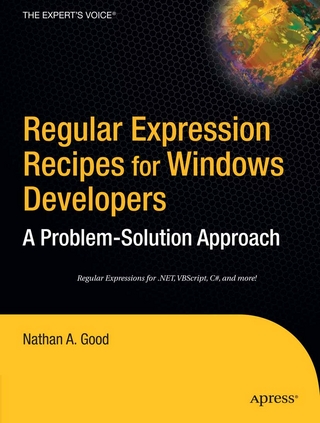 Regular Expression Recipes for Windows Developers - Nathan Good