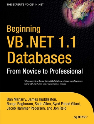 Beginning VB .NET 1.1 Databases - Dan Maharry
