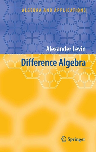 Difference Algebra - Alexander Levin