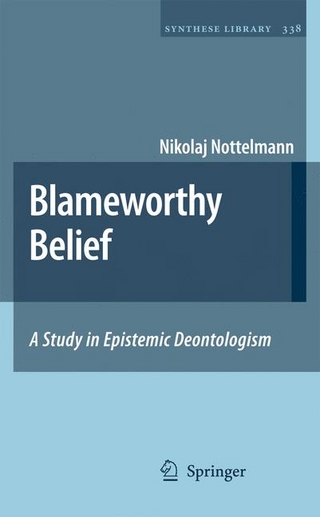Blameworthy Belief - Nikolaj Nottelmann