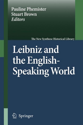 Leibniz and the English-Speaking World - Pauline Phemister; Stuart Brown