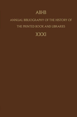 Annual Bibliography of the History of the Printed Book and Libraries - Department Department of Information & Collections