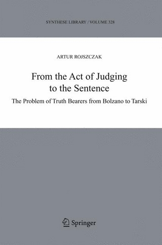 From the Act of Judging to the Sentence - Artur Rojszczak; Jan Wolenski