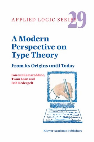 Modern Perspective on Type Theory - F.D. Kamareddine; T. Laan; Rob Nederpelt