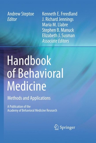 Handbook of Behavioral Medicine - Andrew Steptoe