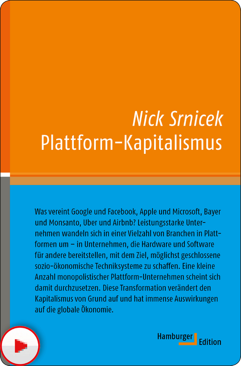 Plattform-Kapitalismus - Nick Srnicek