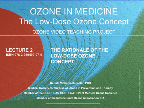 OZONE IN MEDICINE The Low-Dose Ozone Concept. A Video Teaching Project - Renate Viebahn-Hänsler