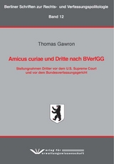 Amicus curiae und Dritte nach BVerfGG - Thomas Gawron