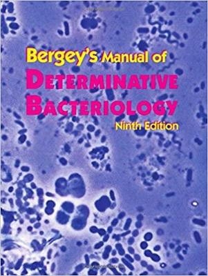 Bergey's Manual of Determinative Bacteriology - John G. Holt
